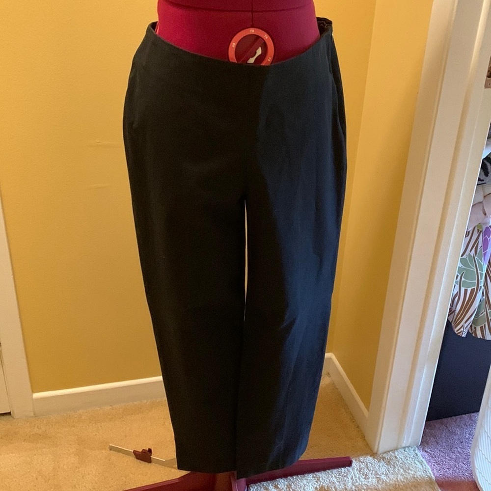 GIORGIO Straight-Leg Side-Zip Cotton Pants